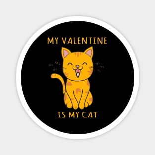 My Valentine is My Cat Magnet